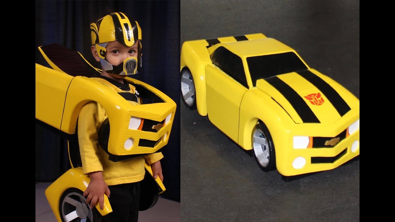 Bumblebee Costume DIY Tutorial Part 1 of 4 - Best Transformers Costume Ever