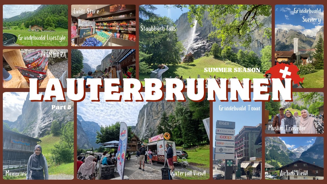 1-Day Trip to Lauterbrunnen & Swiss Chalet in Grindelwald 🏞  || Switzerland Summer 2025 Part 5 🇨🇭