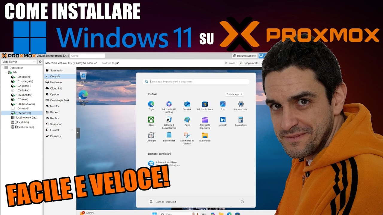 🪟 COME INSTALLARE WINDOWS 11 IN VM CON PROXMOX: GUIDA COMPLETA 2025