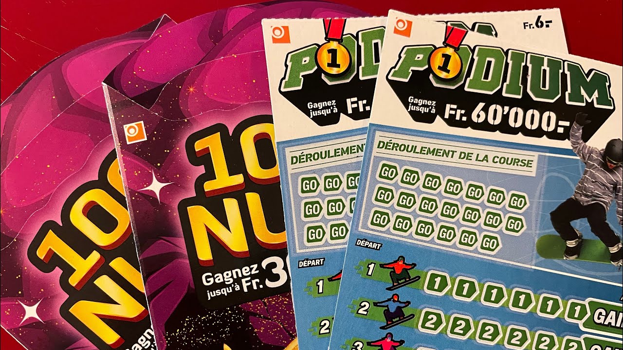 Loterie suisse romande comme quoi ce ticket nous porte chance