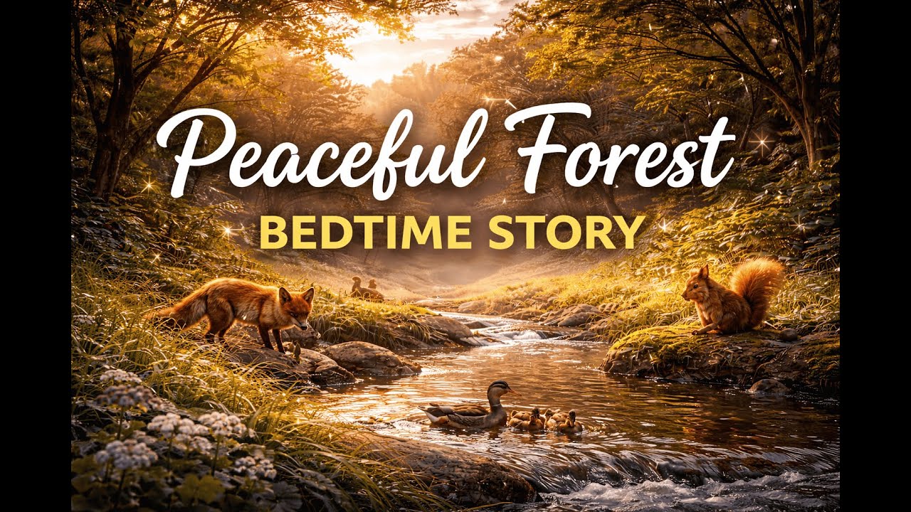 Peaceful Forest Bedtime Story 🌙 Calming Animal Tales for Deep Sleep & Relaxation