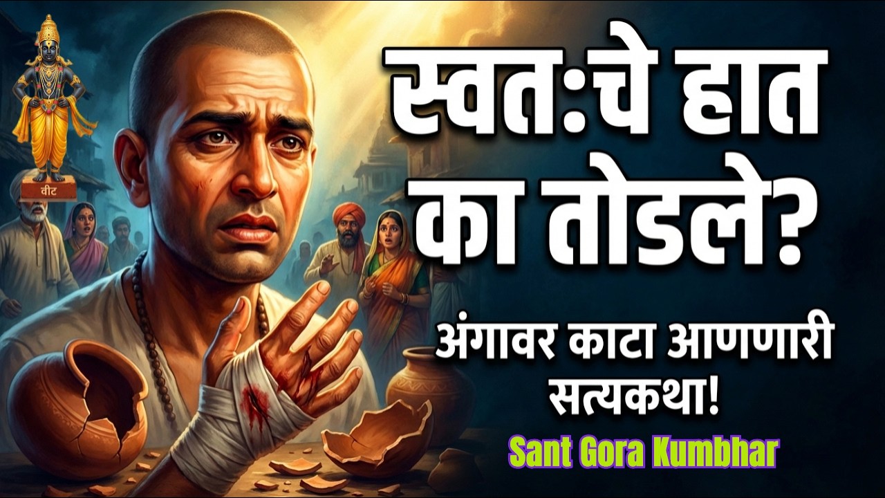 स्वतःचे हात तोडणारा महान संत | Sant Gora Kumbhar Katha | संत गोरा कुंभार संपूर्ण जीवनचरित्र