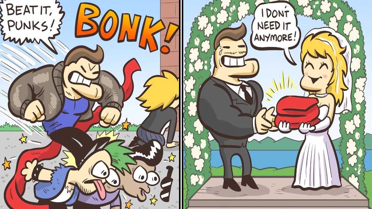 New Funny Nerd And Jock Comic Dub (Jock Parents Love Story) #93 || Chicken Smile