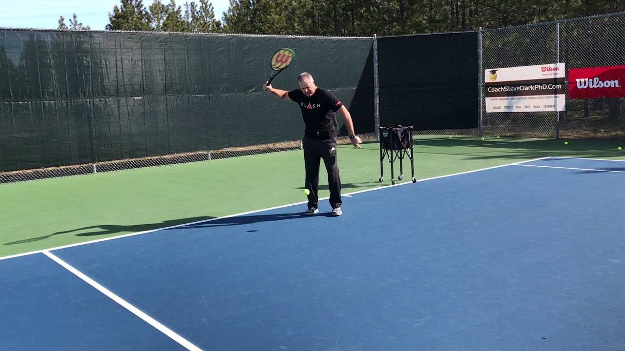 Forehand Slice with Coach Steve Clark PhD