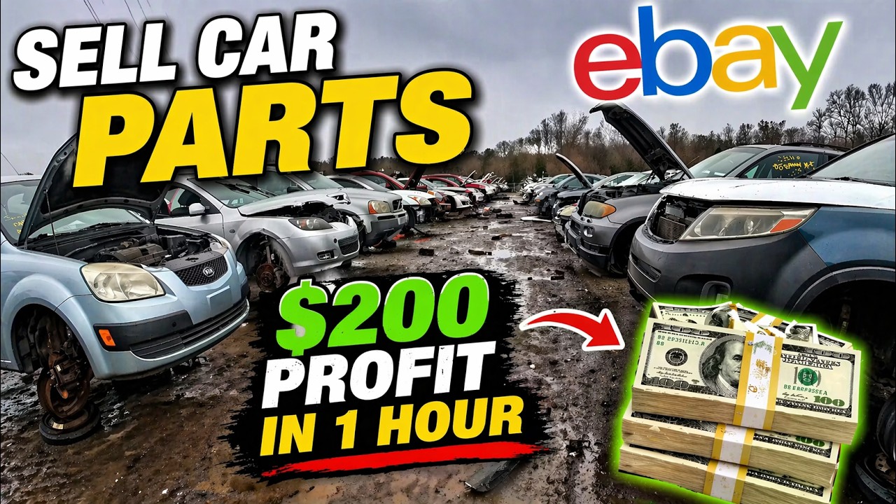 Как продавать б/у автозапчасти на eBay (лучшая подработка в 2026 году)