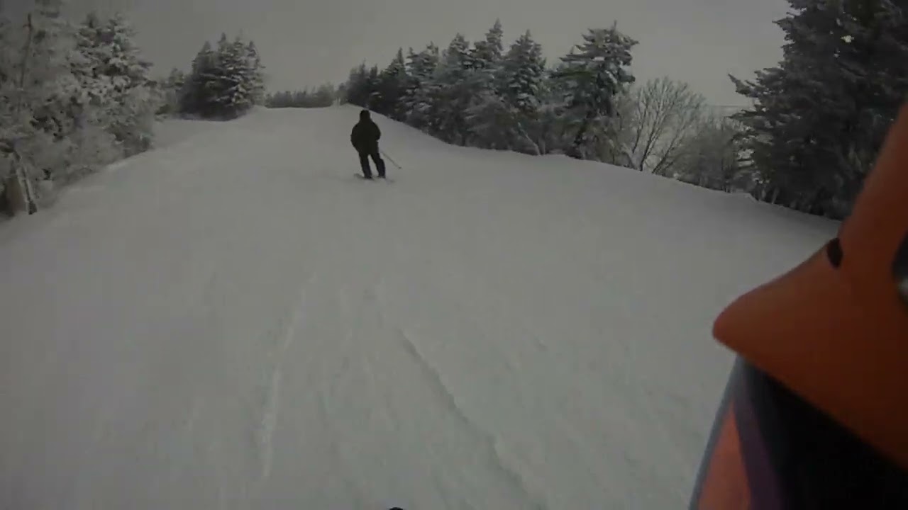 02/24/26 The Big Man with Lee skiing UPPER SPRUCE.