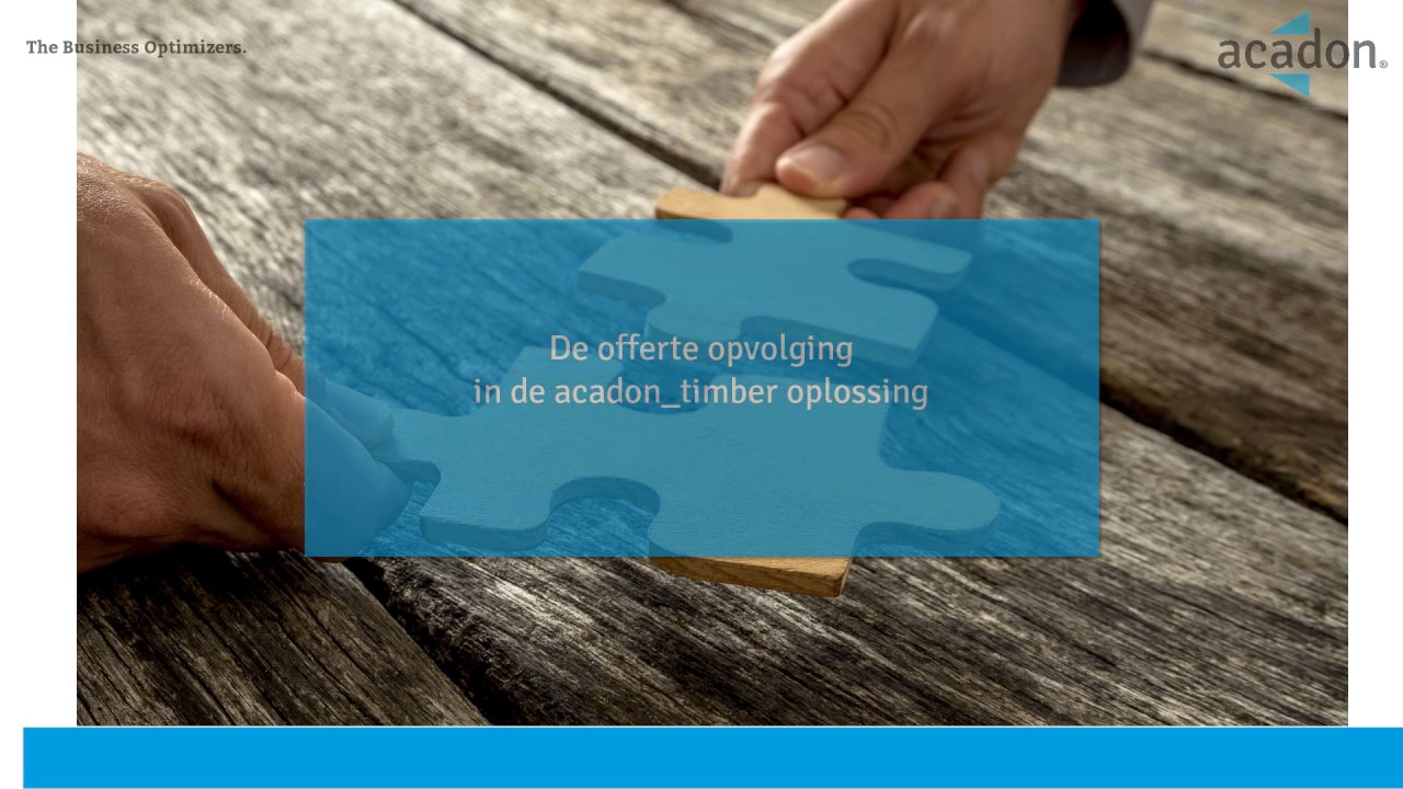 offerte en offerte opvolging