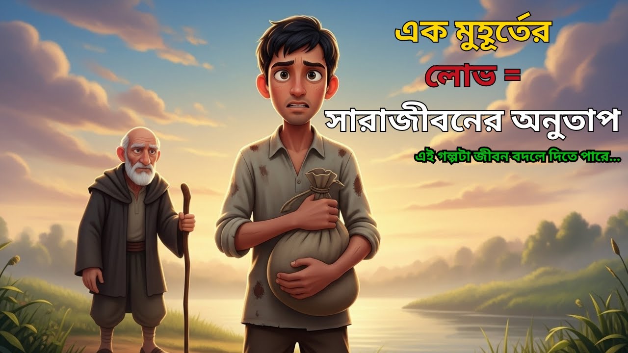 এক মুহূর্তের লোভ, সারাজীবনের অনুতাপ | হৃদয় কাঁপানো শিক্ষা মূলক গল্প