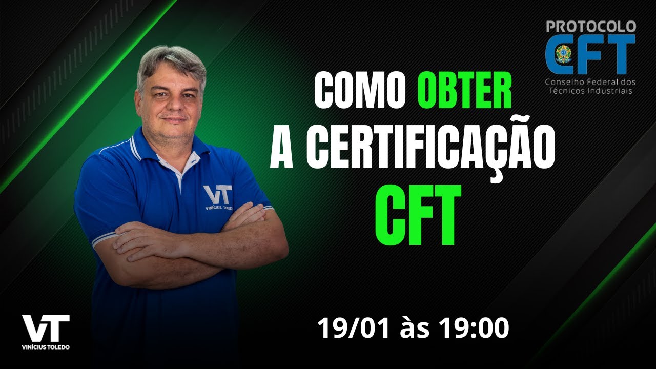 Como obter a CERTIFICAÇÃO CFT