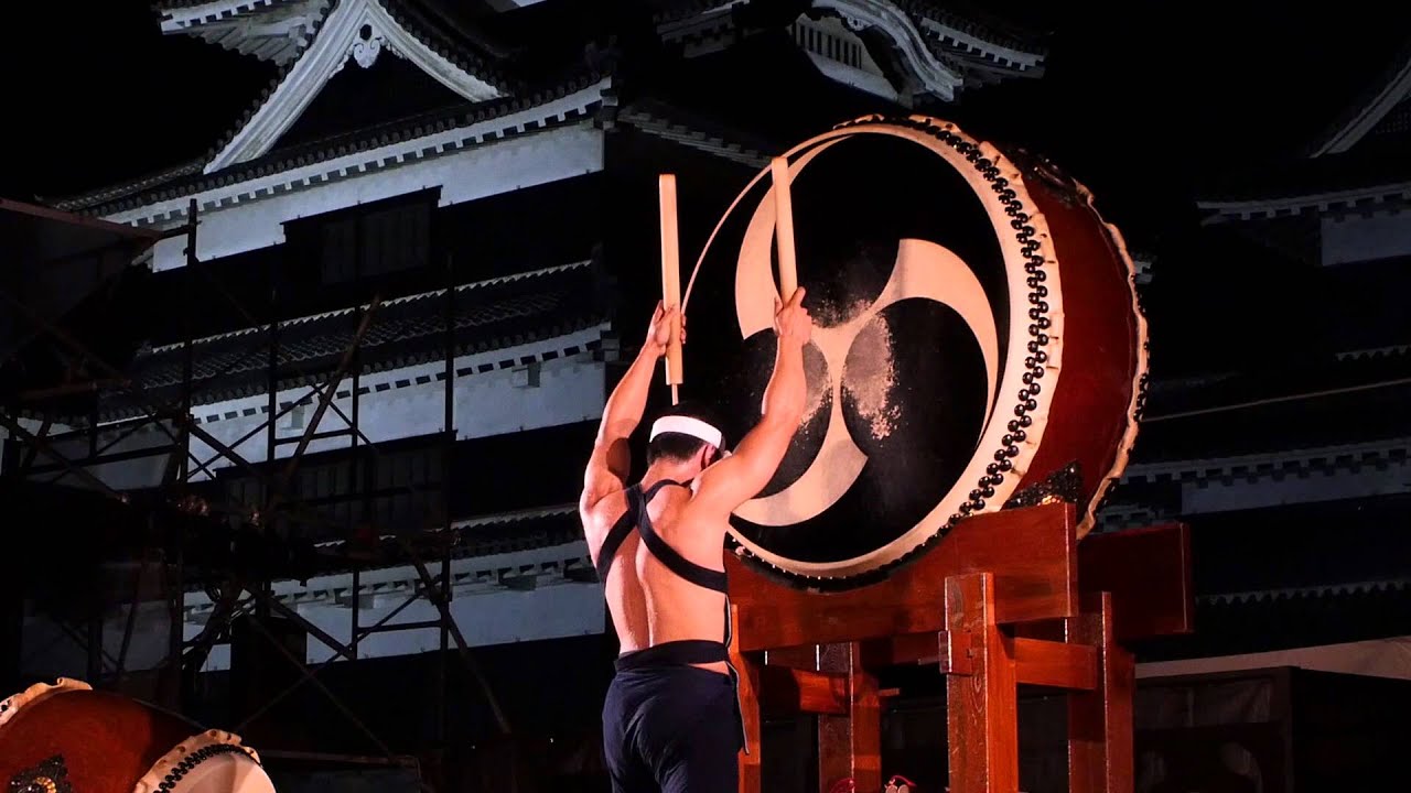 鼓童(KODO) in 国宝松本城太鼓まつり2015