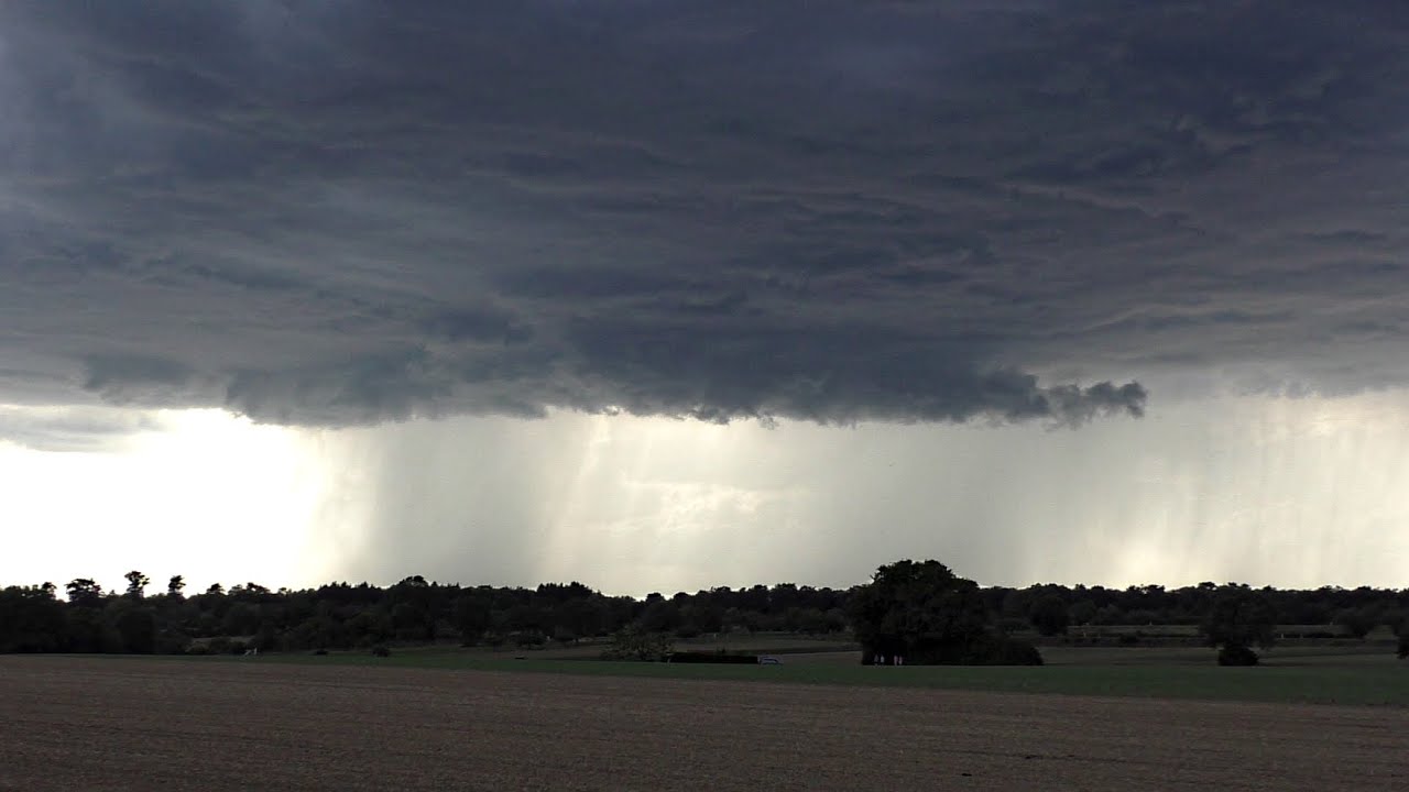 Heavy Thunderstorm Hits T&uuml;bingen/Germany &ndash; August 16, 2020