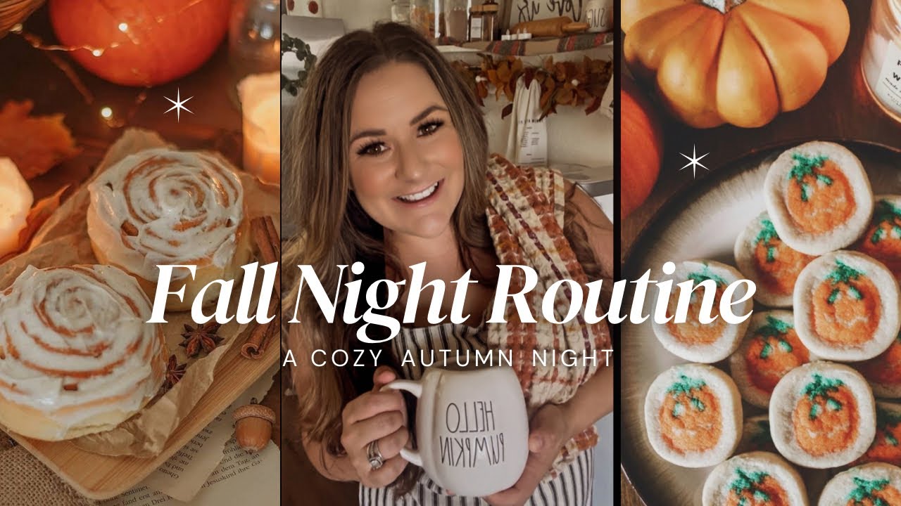 COZY FALL EVENING ROUTINE 🍂 // A Realistic Fall Night In 🍁 DITL of a Mom of 2 // 
