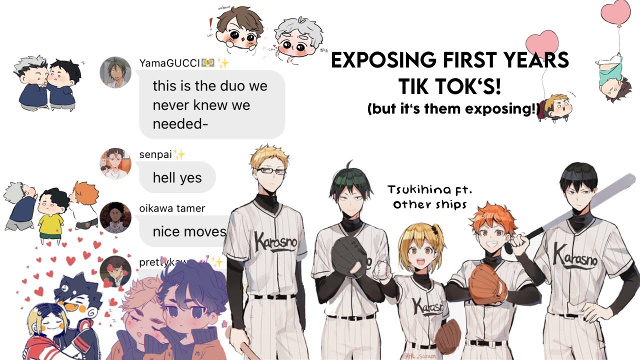 Exposing first years tik tok‘s (but it‘s them exposing!)|Part 6|Tsukihina ft. other ships|Bakashimaa