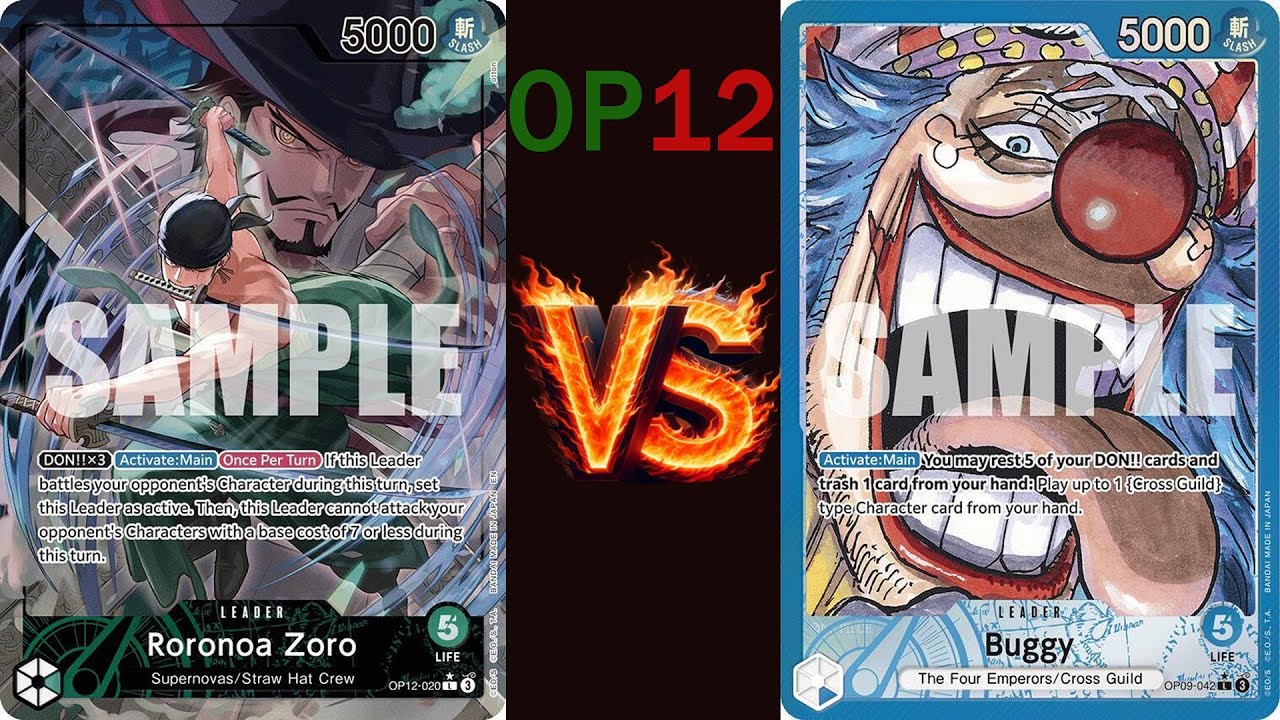 OP12 Тестирование игры Zoro vs Buggy 1 8/8/25