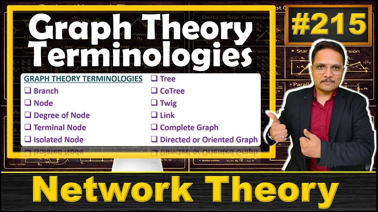 Graph Theory Terminologies Explained: Node, Branch, Degree of Node, Tree, Co Tree, Twig & Link