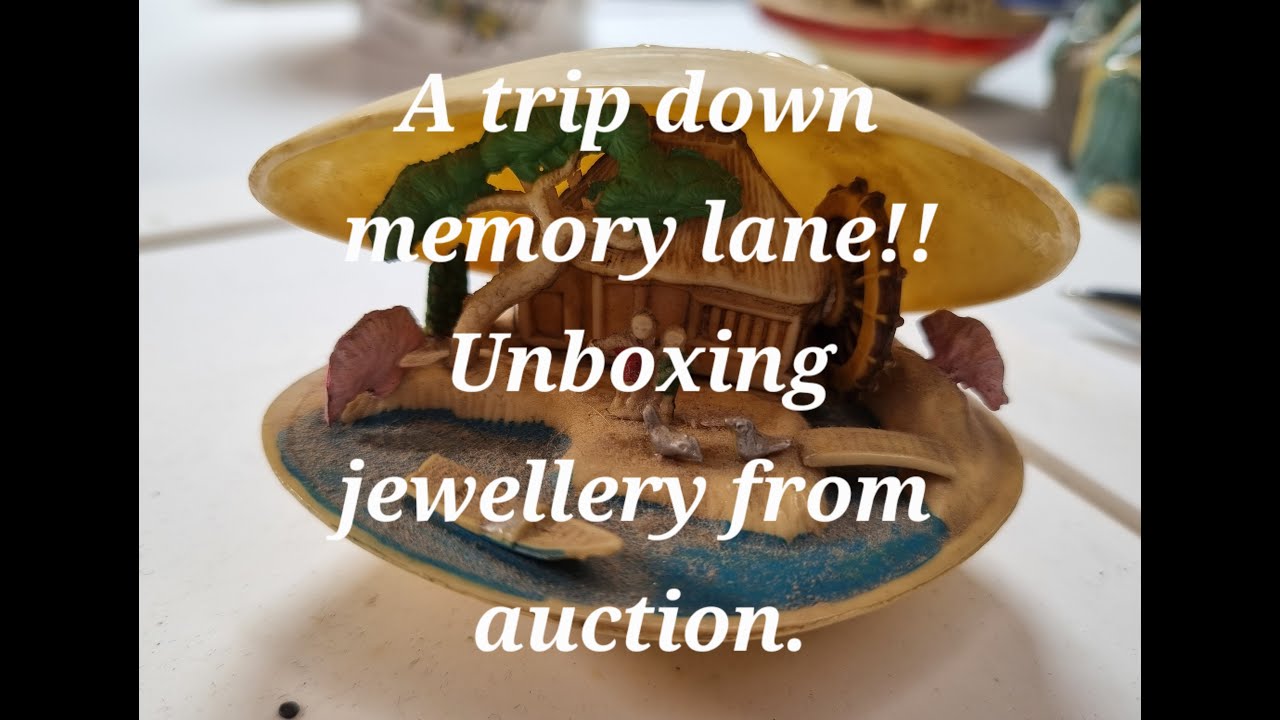A trip down memory lane. Auction Haul Jewellery Unboxing