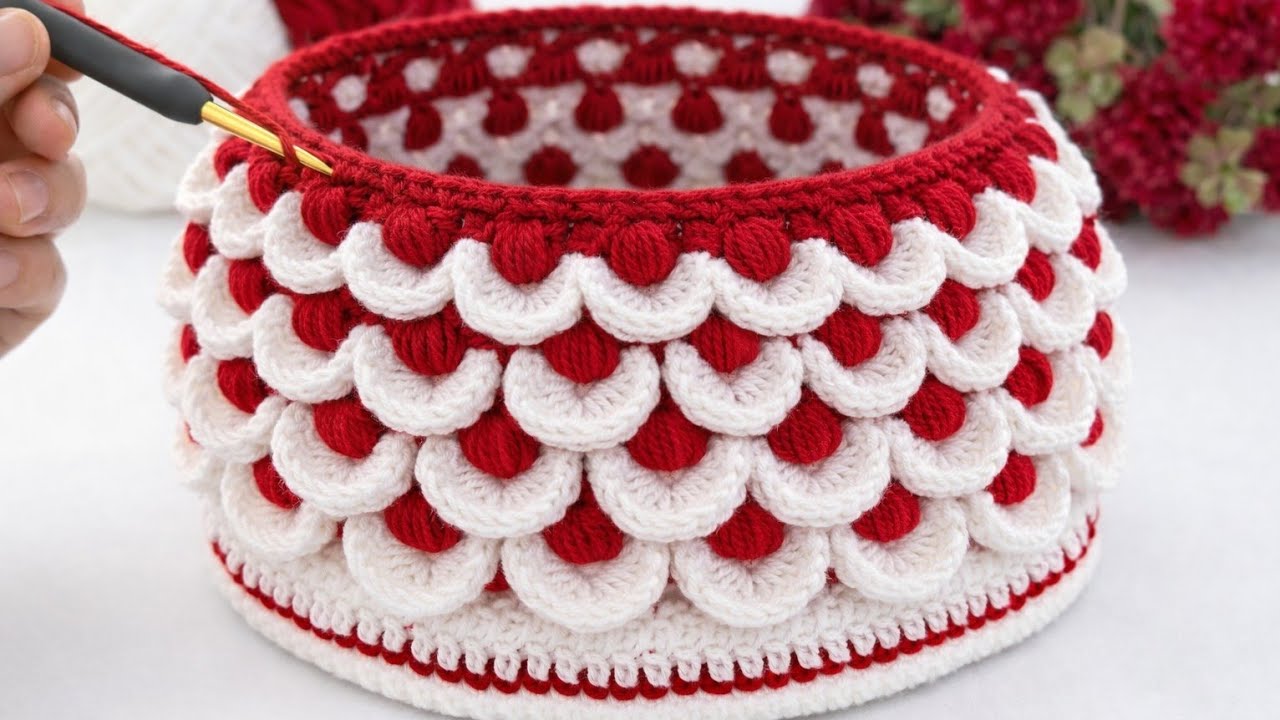 WOW‼️ Very Nice Idea! Everyone Is Loving This Crochet Basket. 