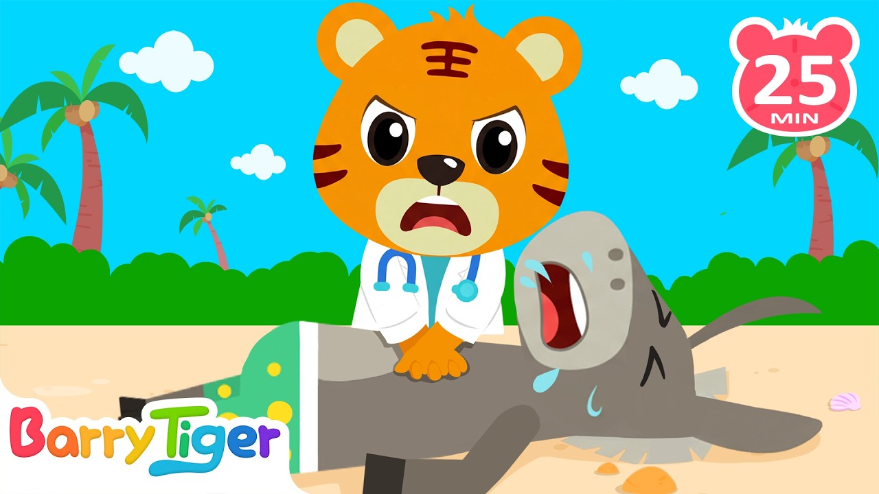 【貝樂虎神奇醫生S2】🏖️驢呦呦被大鯨魚吞走了？🐳快來海灘救援！一起幫忙急救！