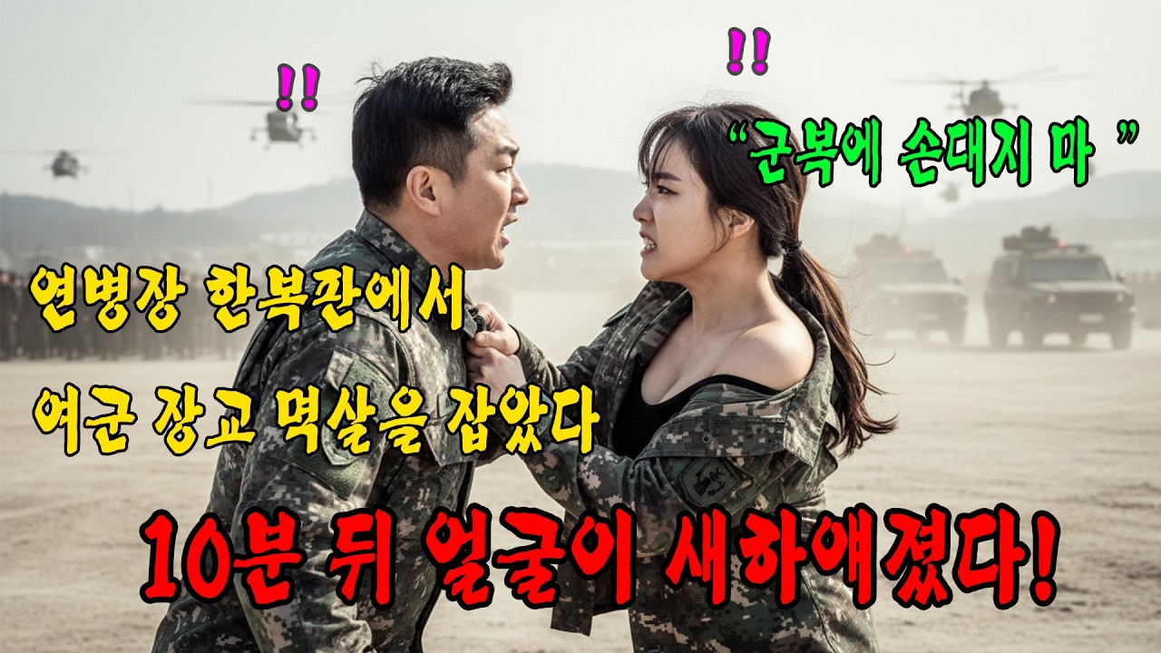 707특임대급 여군 장교를 연병장에서 모욕한 대대장, 정체 뜨자 그대로 얼어붙었다