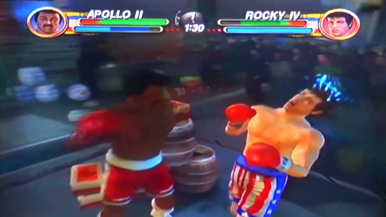 Rocky, gameplay, Apollo Creed vs Rocky Ballboa