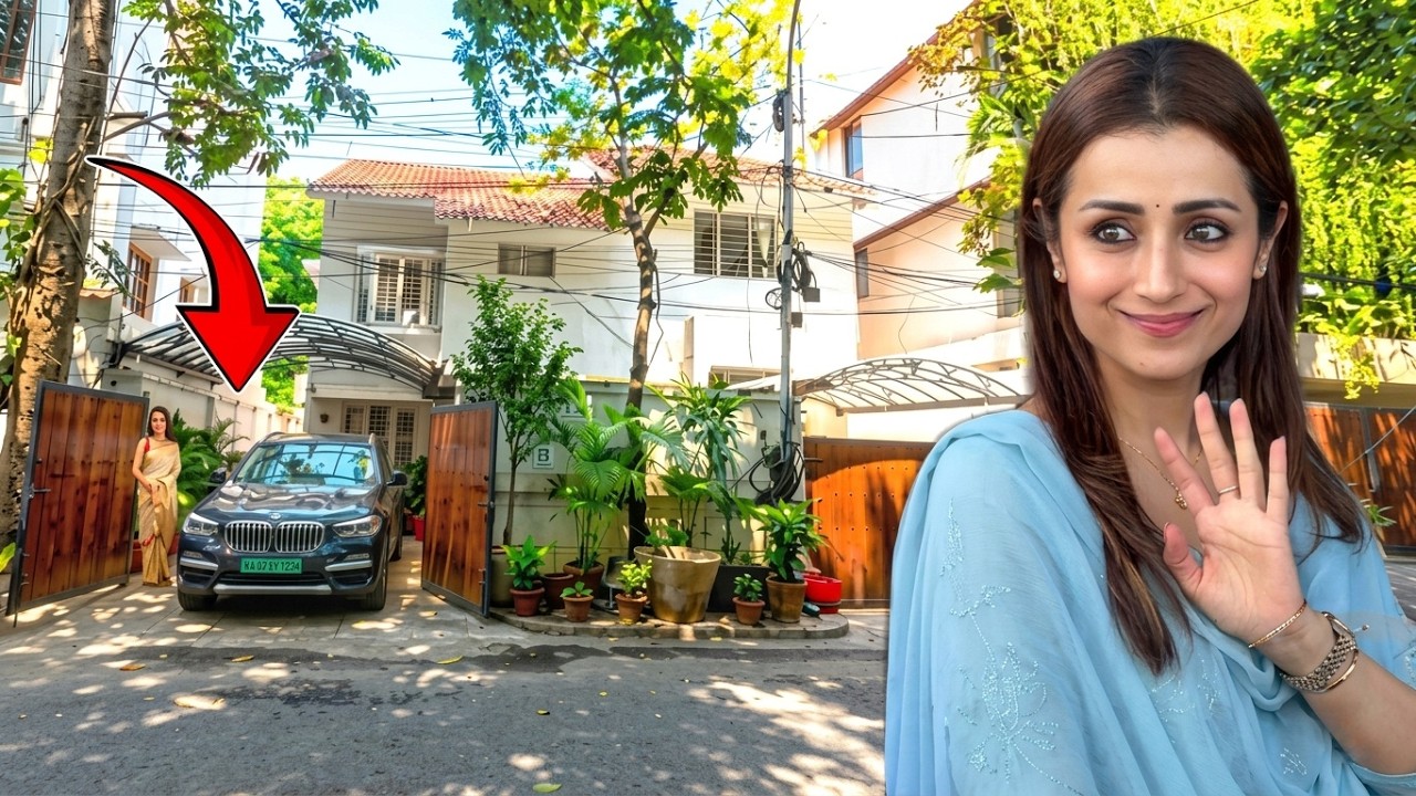 🏡Visiting Actress Trisha’s House in Chennai ..🤯❗#trisha #mkstalin #trishakrishnan