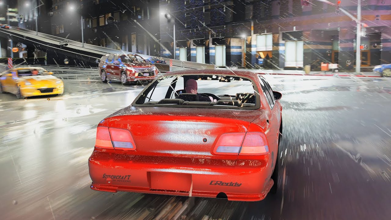 GTA 5 Custom Timecycle And ENB With Overhaul Realistic Traffic Mod Showcase On Ultra Settings