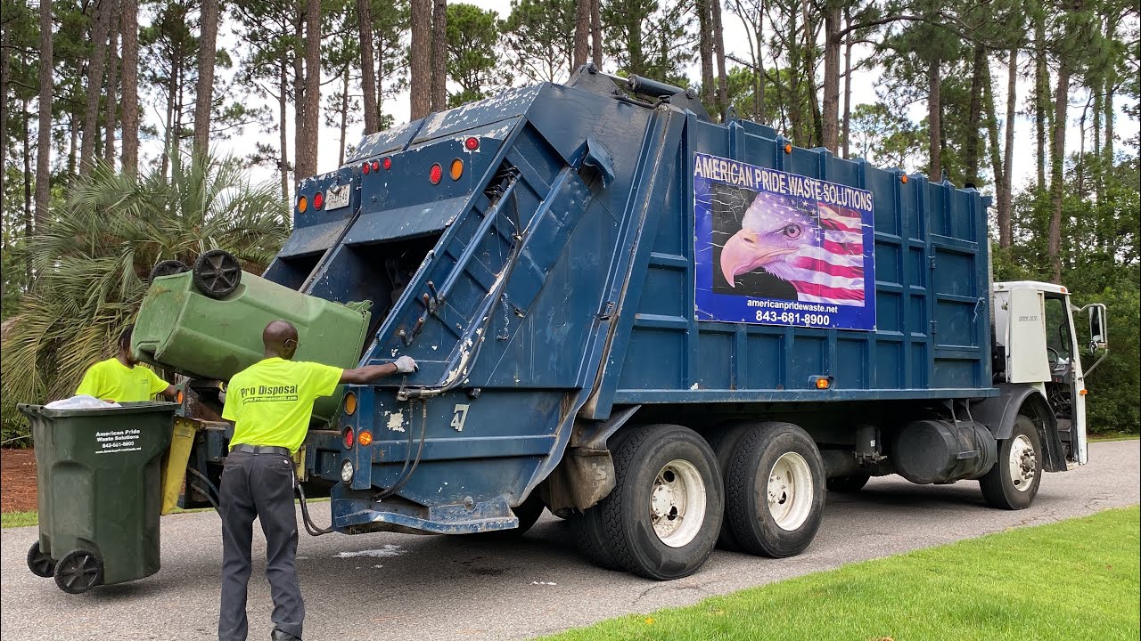 Pro Disposal Mack LE Split Rear Loader Garbage Truck