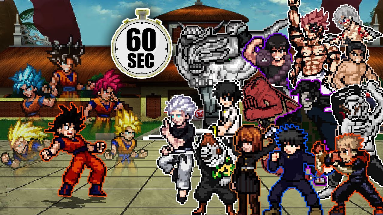 Goku VS Jujutsu Kaisen But, in 60 Seconds