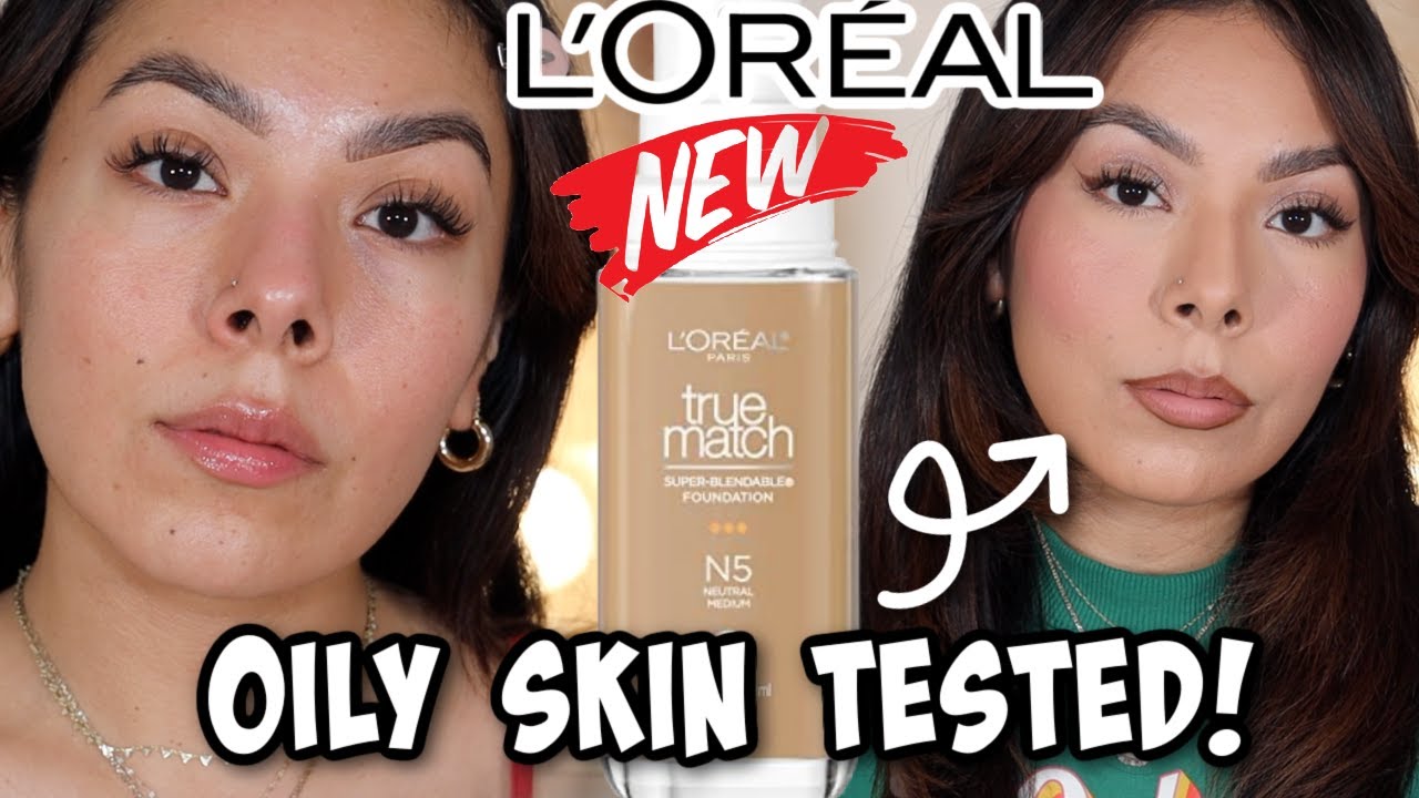 НОВИНКА 🔥L’Oréal True Match Foundation (ОБНОВЛЕННАЯ ФОРМУЛА) ОБЗОР И ТЕСТ НА ЖИРНУЮ КОЖУ! СТОИТ Л...