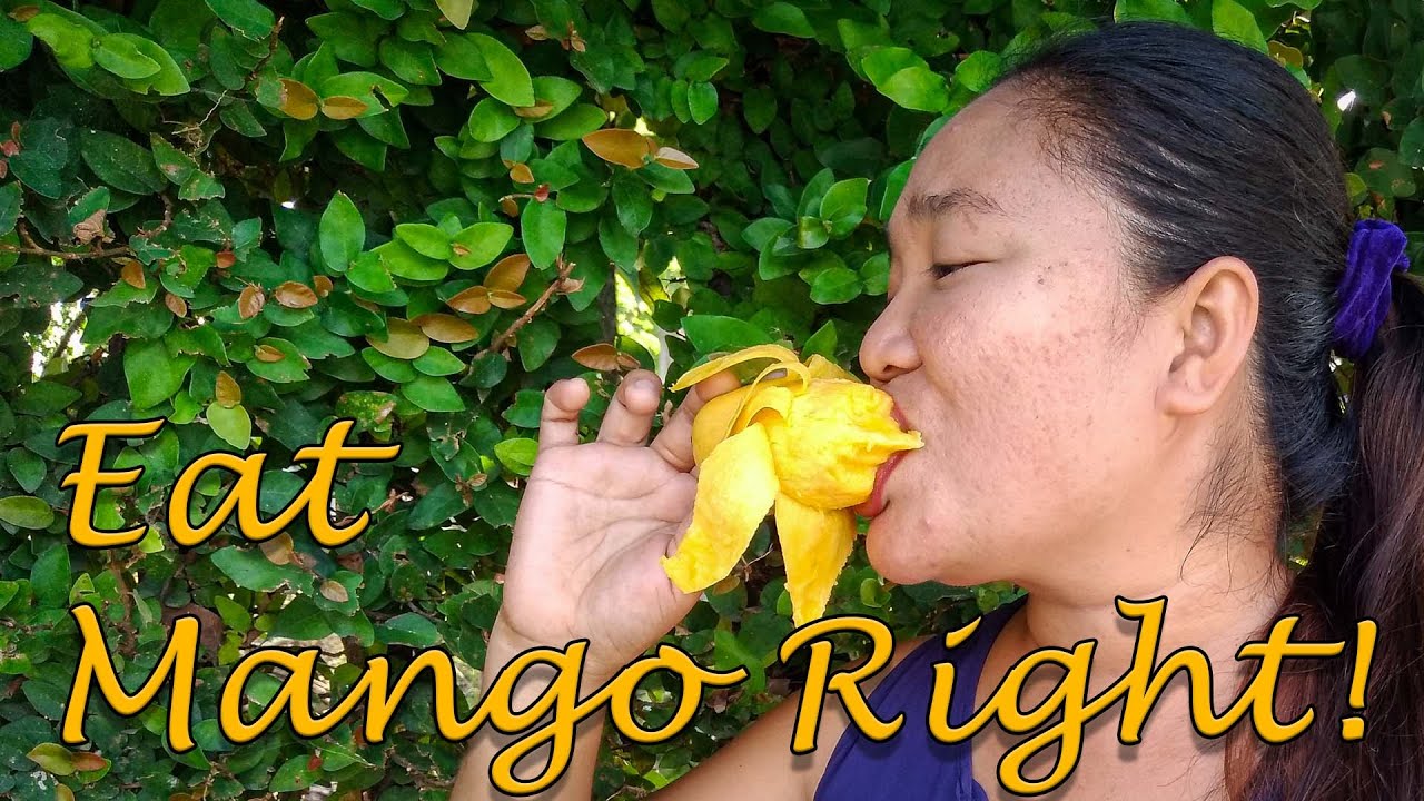 How To Eat A Mango Like A Filipina ?