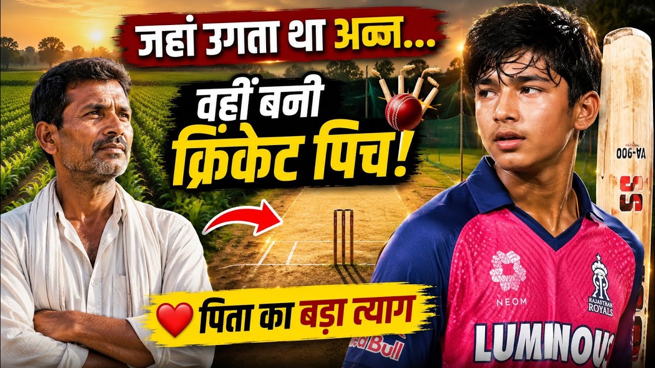 A Father Turned His Farm Into a Cricket Pitch 😭 | Vaibhav Suryavanshi&rsquo;s Emotional Story