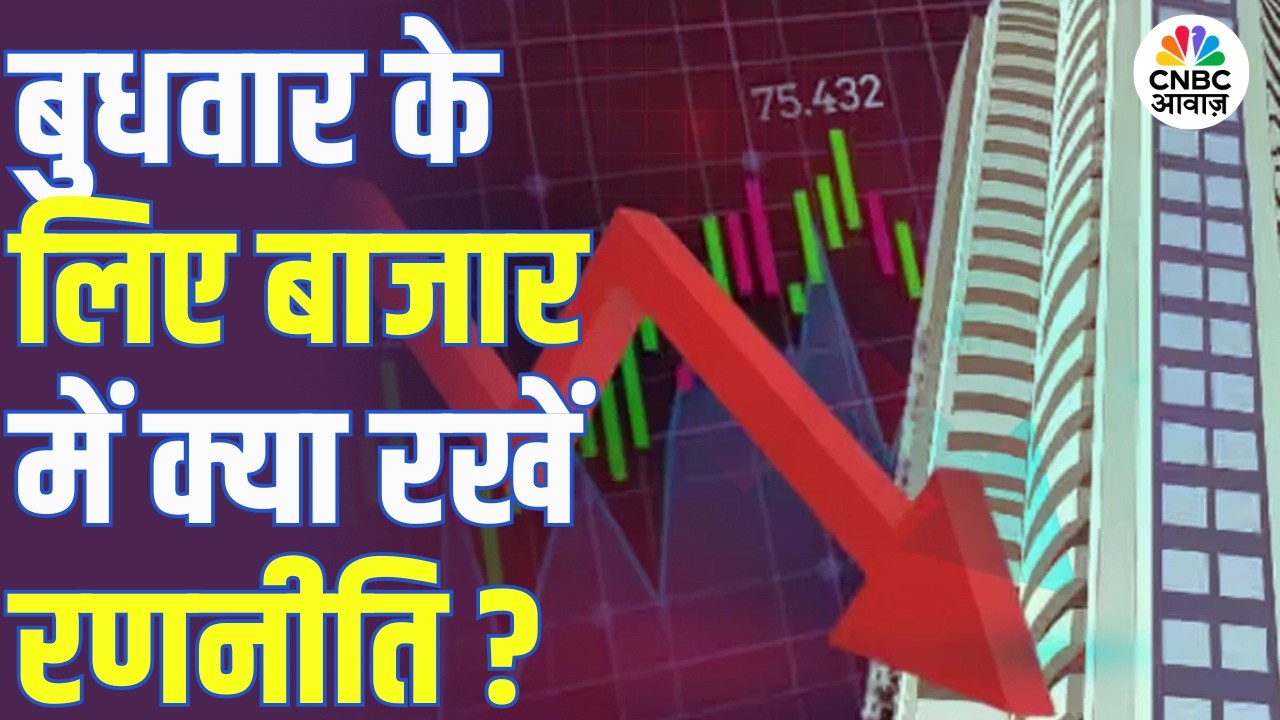 बुधवार के लिए बाजार में क्या रखें रणनीति? #anujsinghal #marketnews