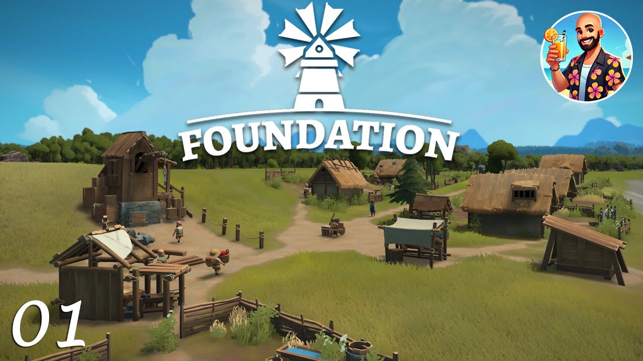 Foundation 1.10 | Medieval City Building! | Ep01
