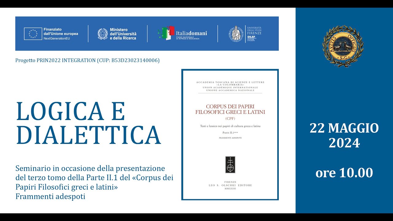 Logica e dialettica_Seminario