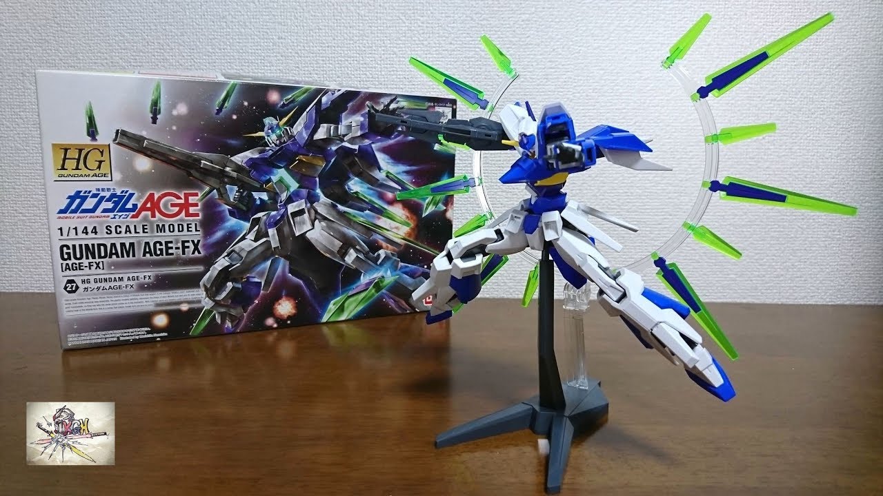 （Cファンネルをしっかり飾れる！コアファイターも再現！傑作キット！）HG 1/144  ガンダムAGE-FX　レビュー