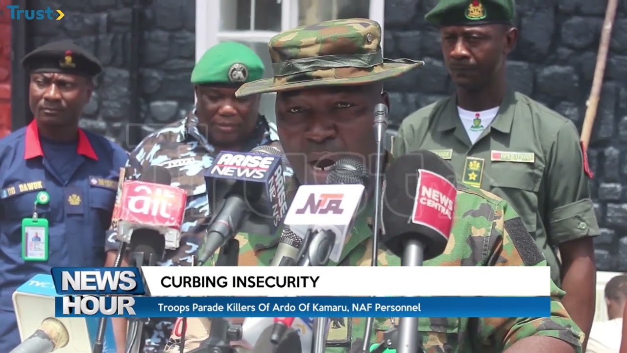 Troops Parade K!llers Of Ardo Of Kamaru, NAF Personnel
