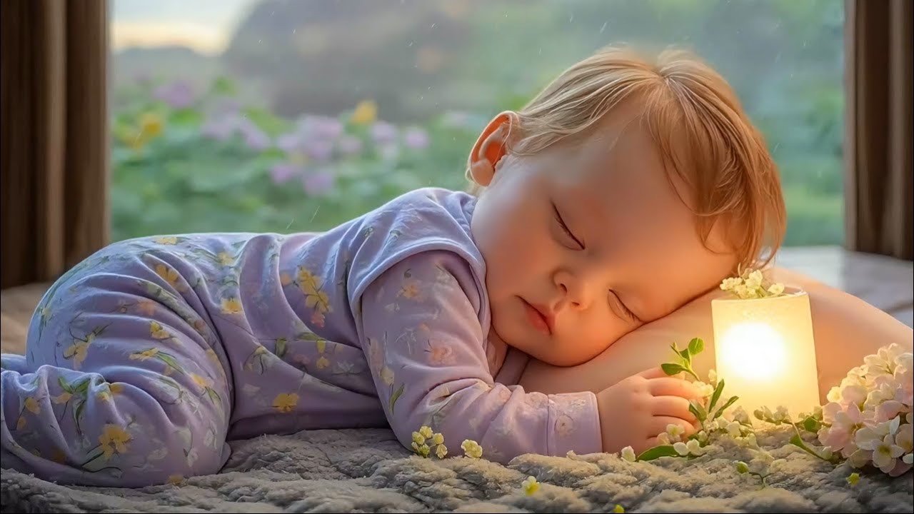 Baby Sleep Music with Gentle Rain Sounds🎶 Overcome Insomnia & Sleep Instantly in 3 Minutes😴