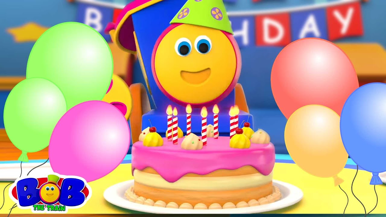 Bob o Trem Feliz Aniversário Canção para Crianças e Mais Rimas em Português