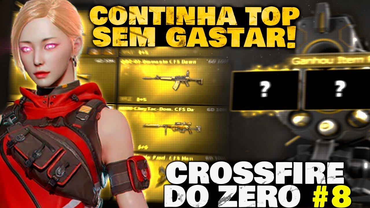 A MINHA NOVA CONTA DO CROSSFIRE TÁ FICANDO MUITO BRABA! 🔥 GANHEI MUITA COISA 😱