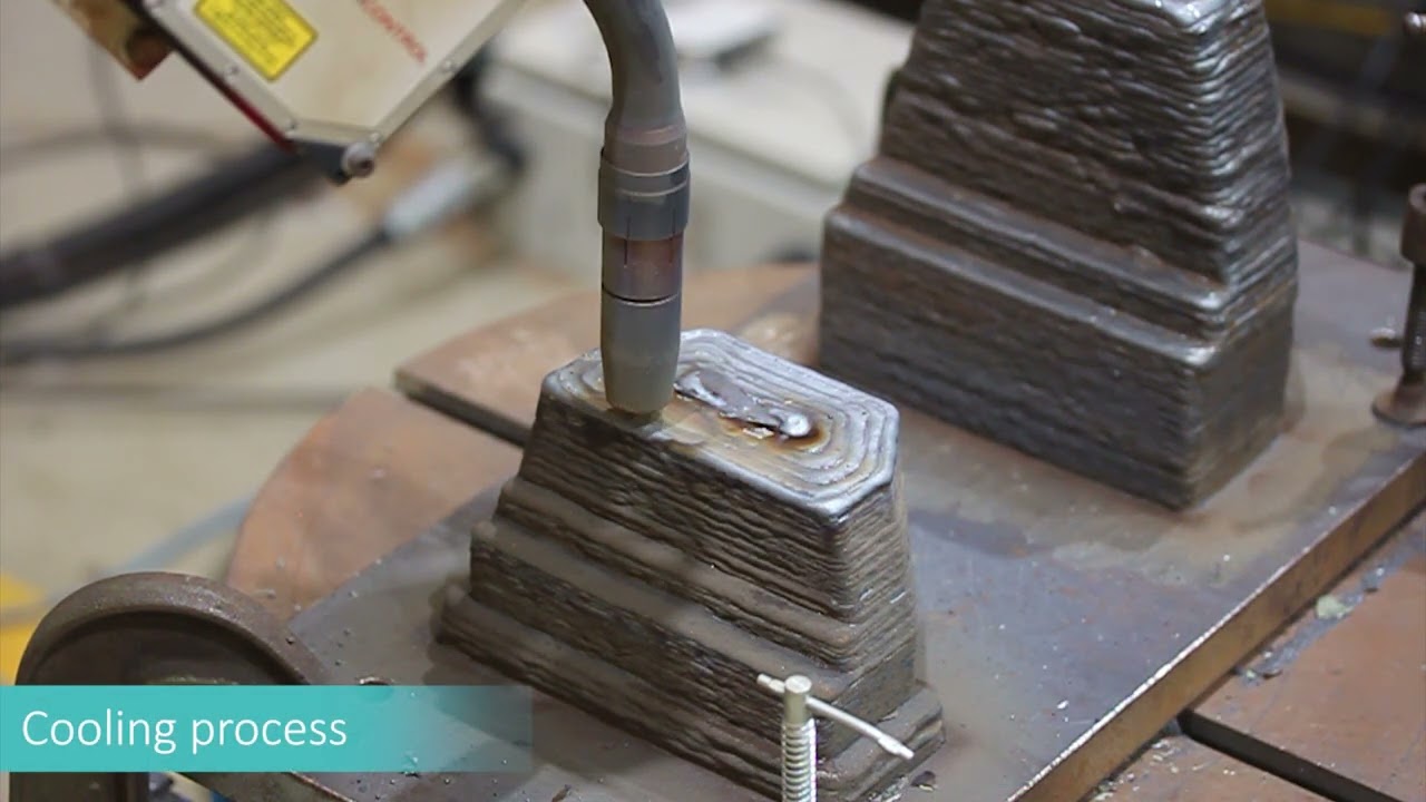 UOW Wire Arc Additive Manufacturing  (WAAM) of civil metal part (Washer)