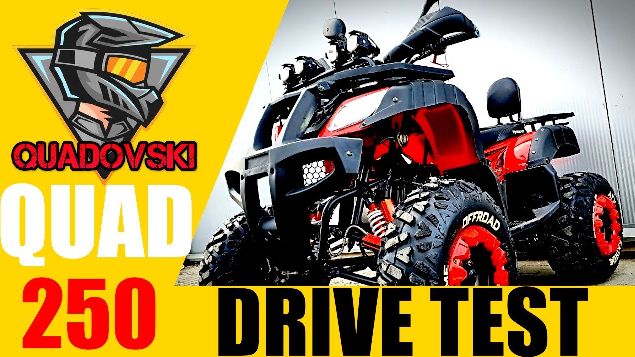 # 01 QUADOVSKI - XTR FARMER 250 quad 250 DRIVE TEST / OPINIA / WARTO TO KUPIĆ?