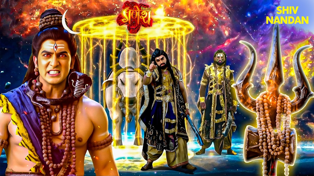 भण्डासुर ने महादेव के वाहन को बंधी बनाकर दे डाली महादेव को चुनौती  | Shri Ganesha | #ganesha #maa