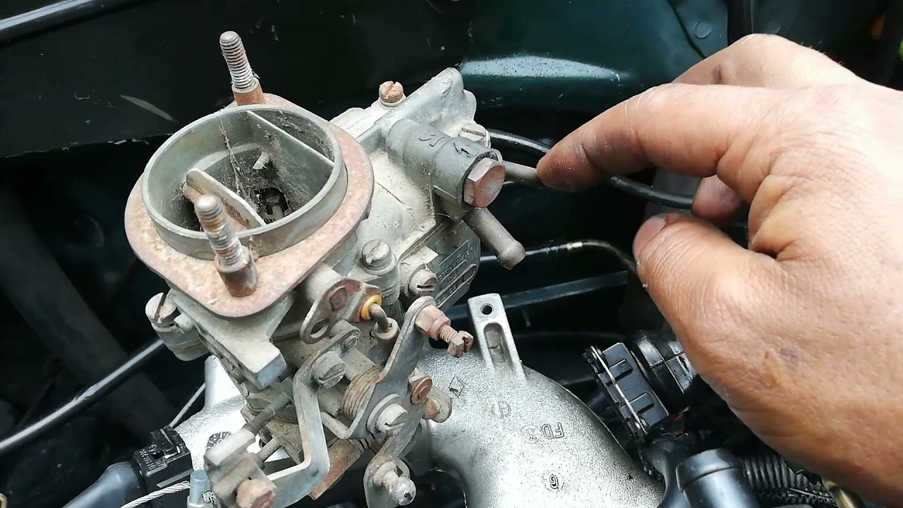 como adaptar un carburador de 1 boca a Renault Clio 1.4 TBI