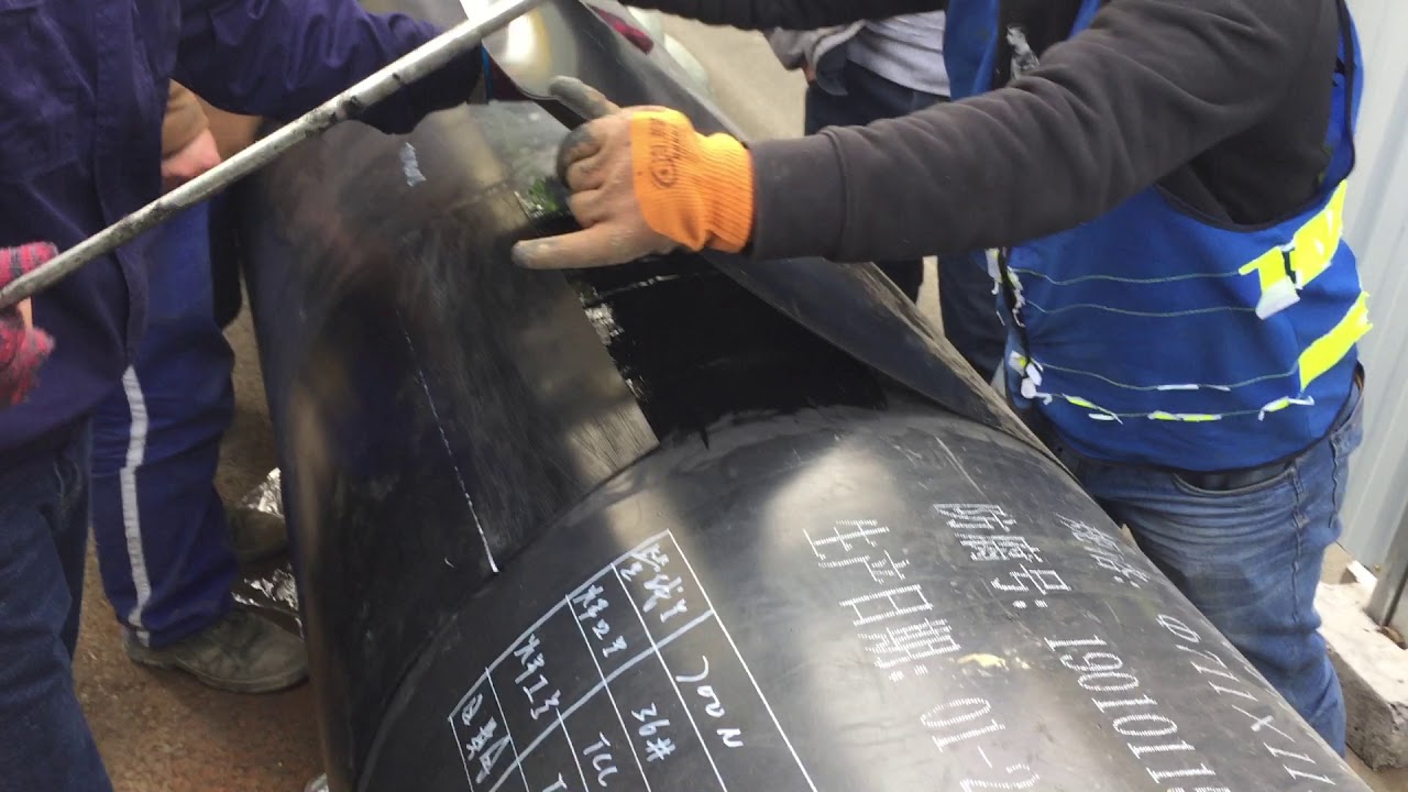 Heat shrinkable sleeves application for oil and gas pipelines--Wrap-around Sleeve