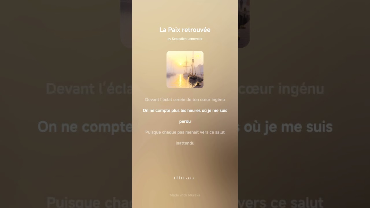 La Paix retrouvée