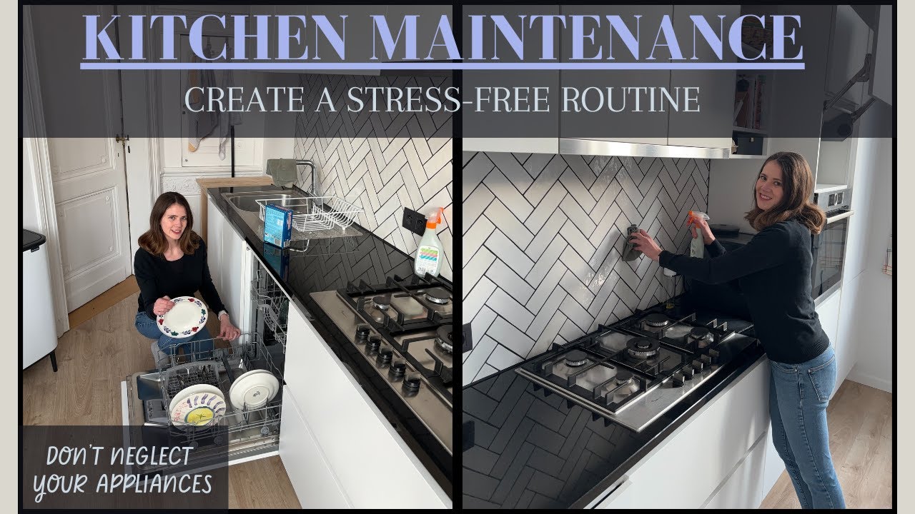 Schedule and cleaning tips to build your own kitchen cleaning routine
