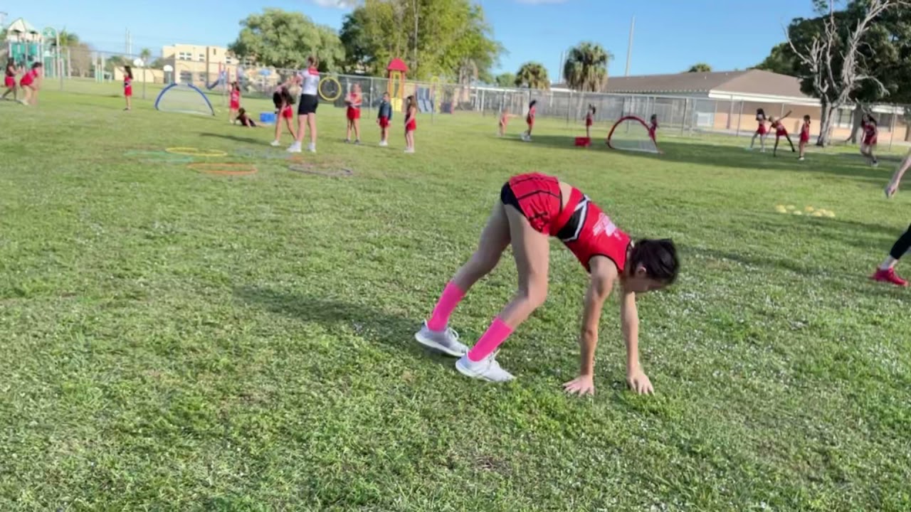Fired Up Athletic Force Cheerleading Practice!