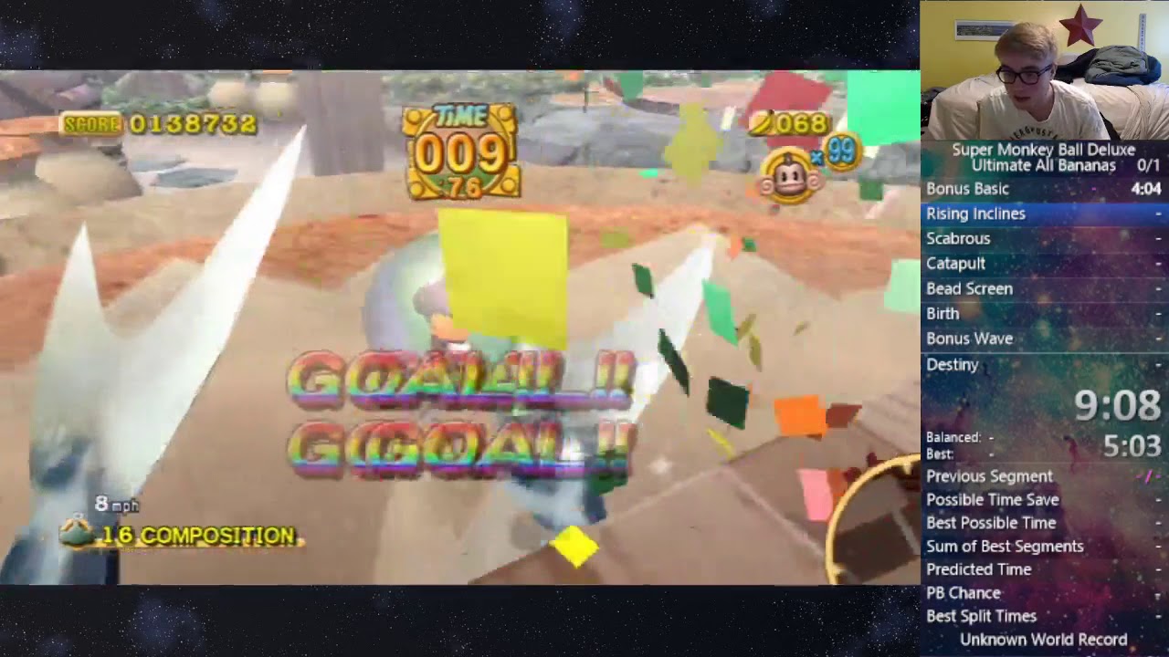 Super Monkey Ball Deluxe - Ultimate All Bananas Speedrun - 3:14:22 [World Record]