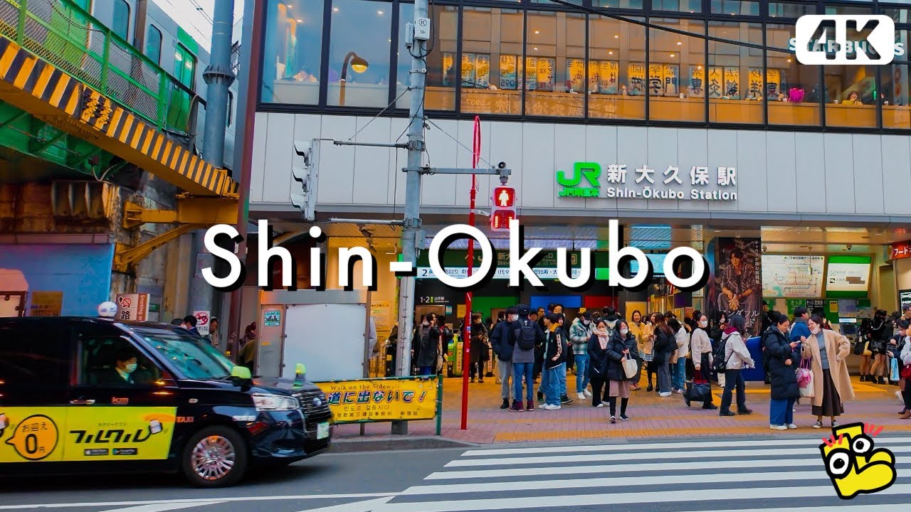 Tokyo Shin-Okubo walk  [4K]