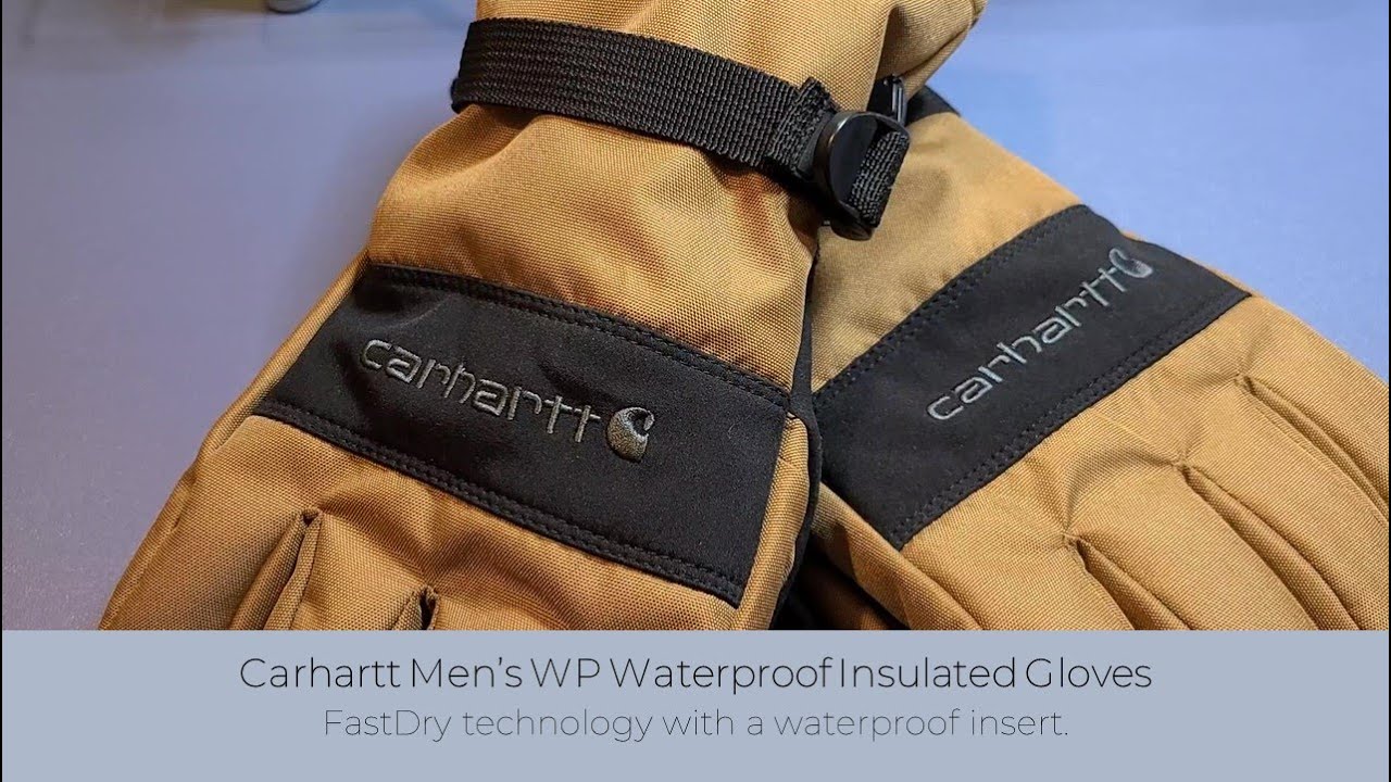 In Hand Review of Carhartt Men's W.P. Waterproof Insulated Glove